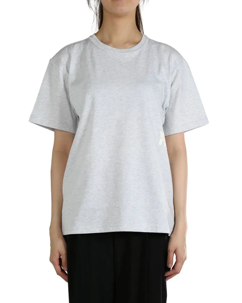Alexander Wang logo-print T-shirt - Grau Grau