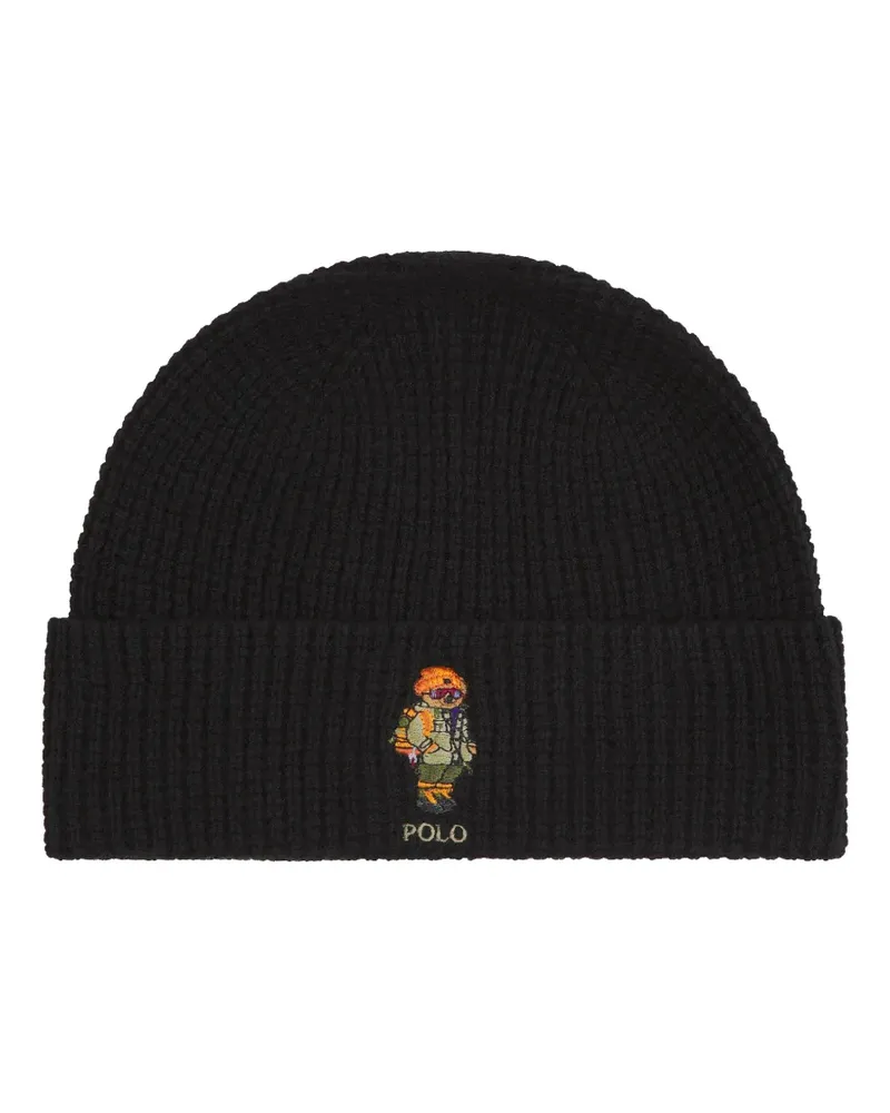 Ralph Lauren Polo Bear Beanie - Schwarz Schwarz