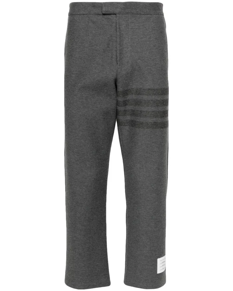 Thom Browne Halbhohe Tapered-Hose - Blau Blau