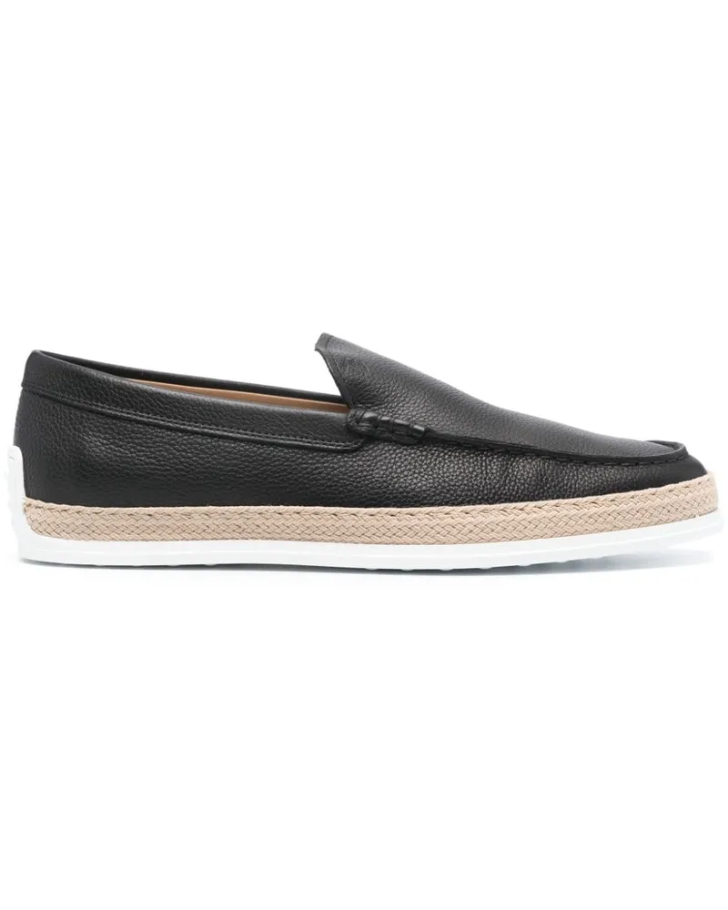 TOD'S Loafer mit Einsätzen - Schwarz Schwarz