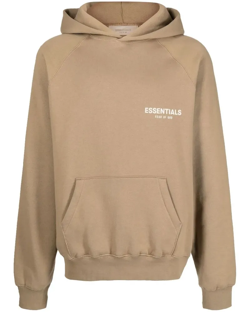 Fear of God Hoodie mit Essentials-Logo - Braun Braun