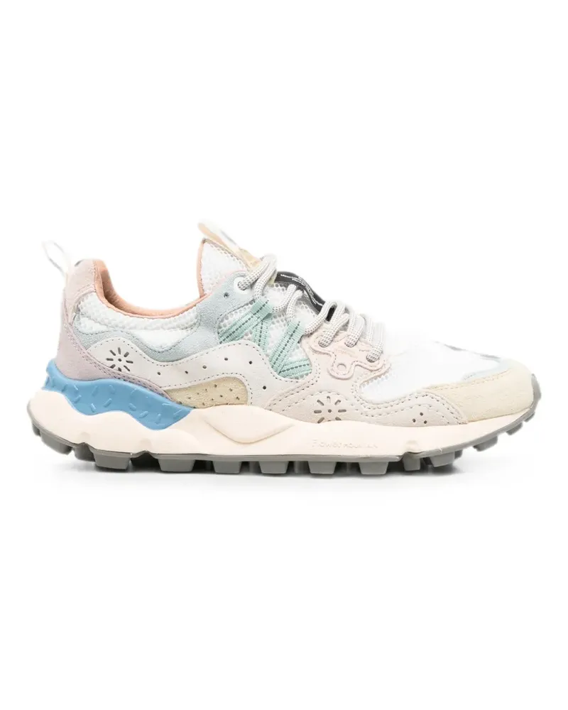 Flower MOUNTAIN perforated panelled sneakers - Weiß Weiß