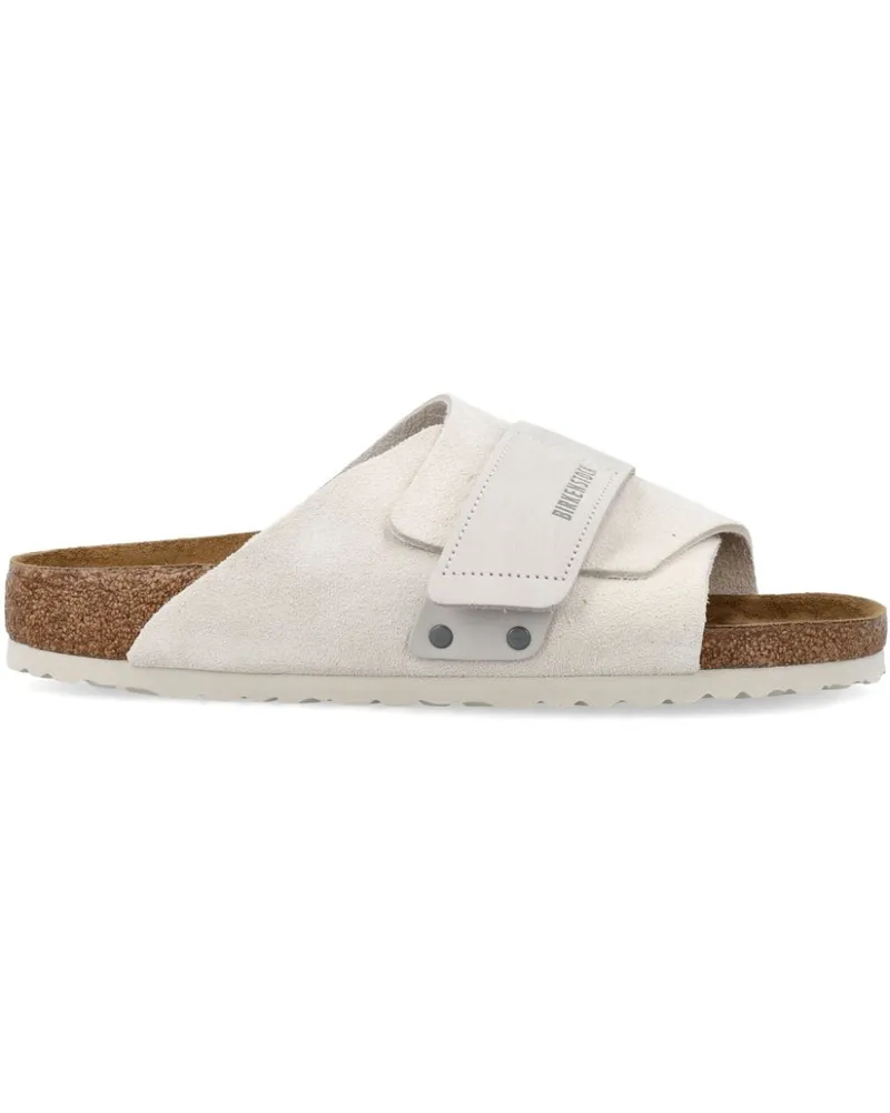 Birkenstock Kyoto Sandalen mit Klettverschluss - Nude Nude