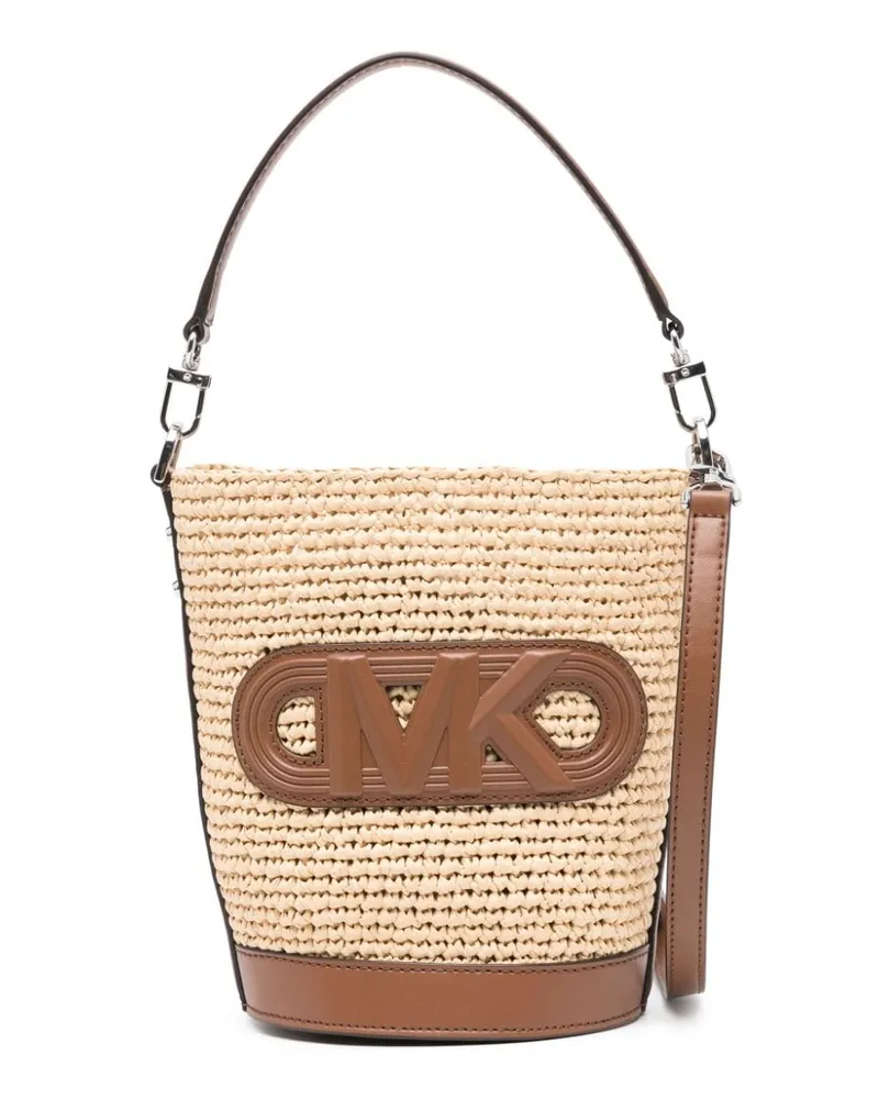 Michael Kors Beuteltasche mit Logo-Patch - Nude Nude