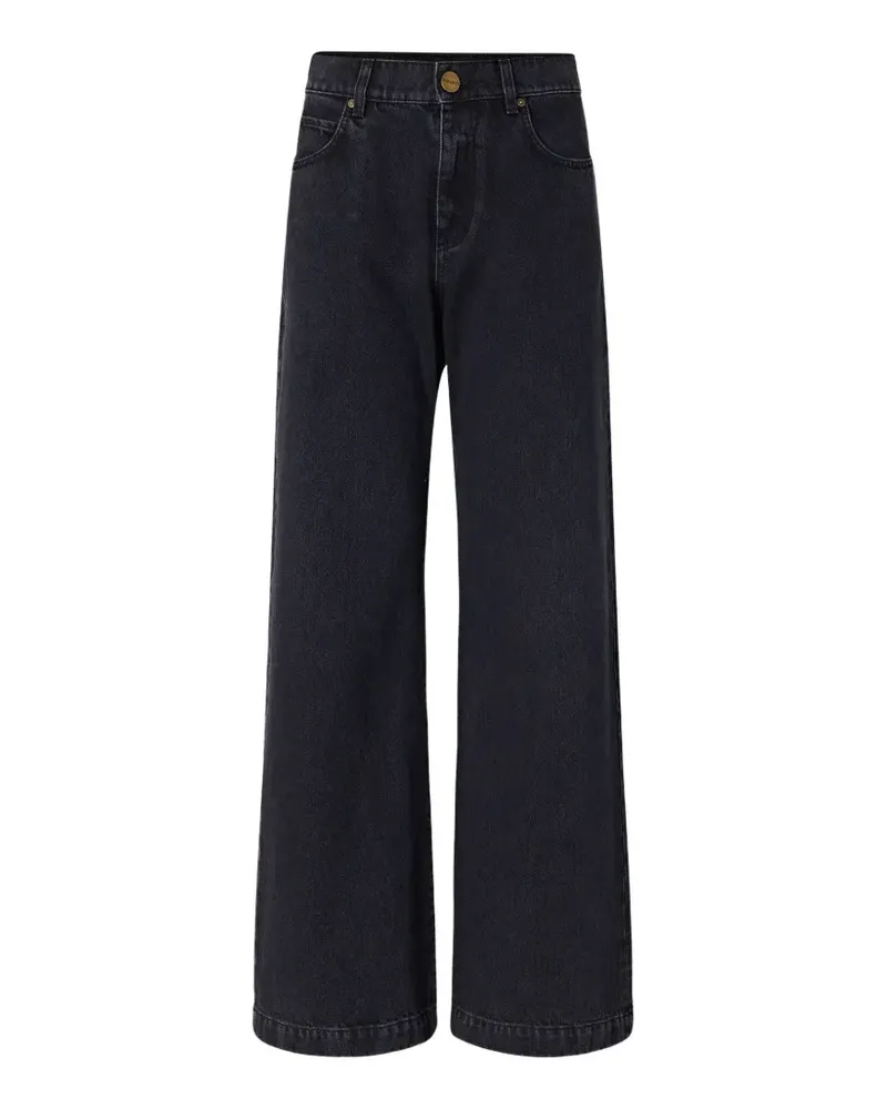 Pinko Jeans mit weitem Bein - Schwarz Schwarz