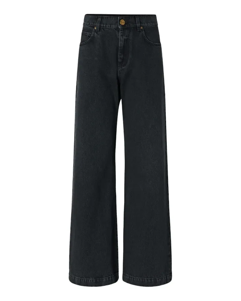 Pinko Jeans mit weitem Bein - Schwarz Schwarz