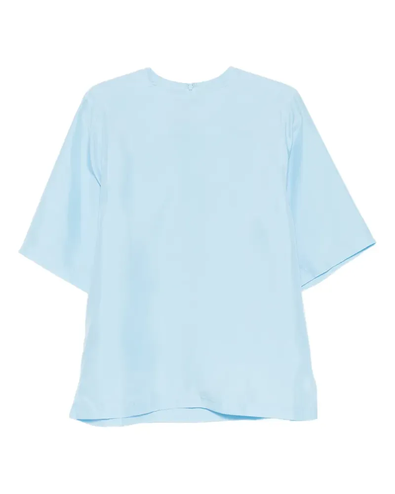 christian wijnants silk T-shirt - Blau Blau