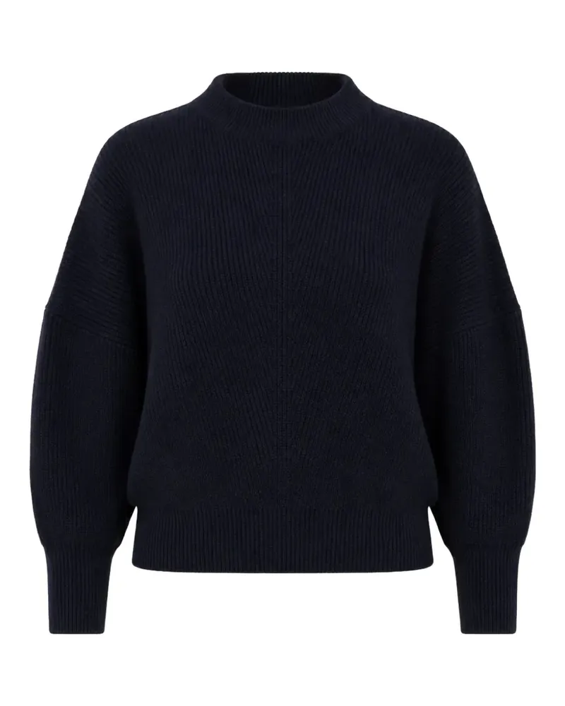 Sa Su Phi ribbed-knit batwing-sleeve sweater - Blau Blau