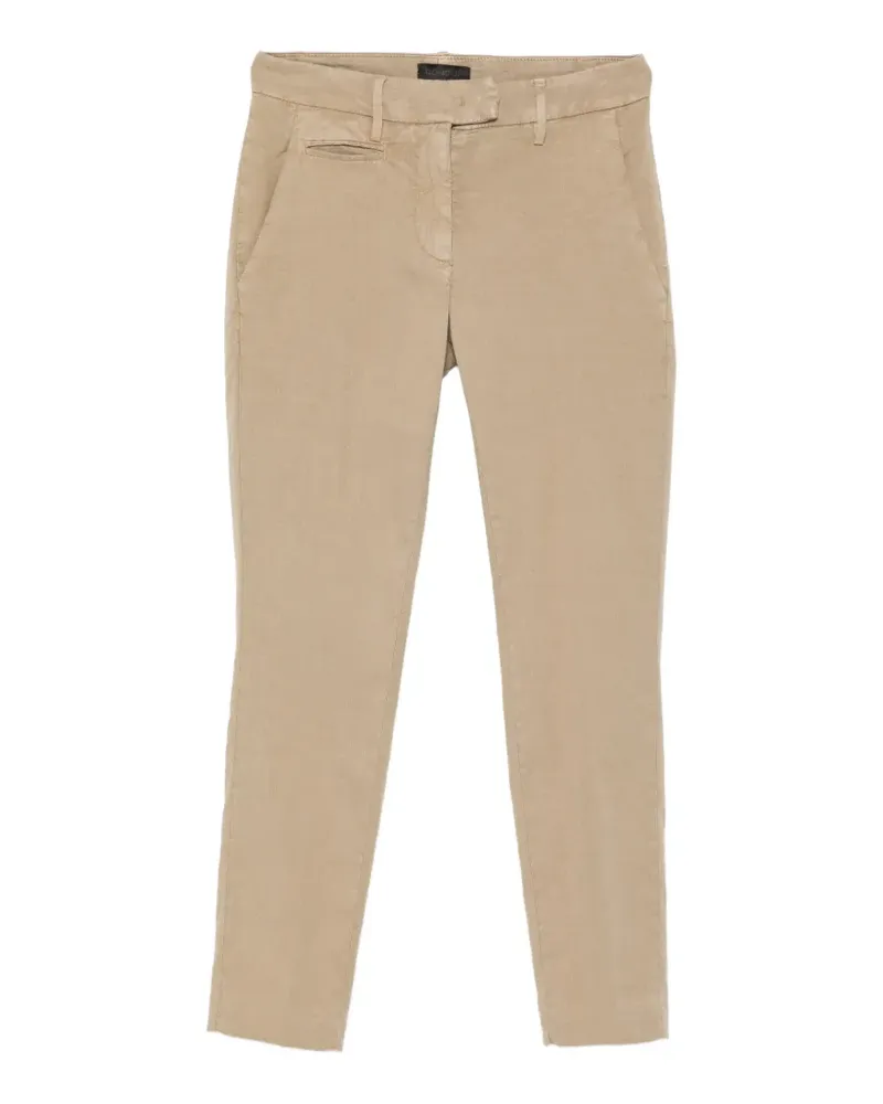 Dondup linen trousers - Nude Nude