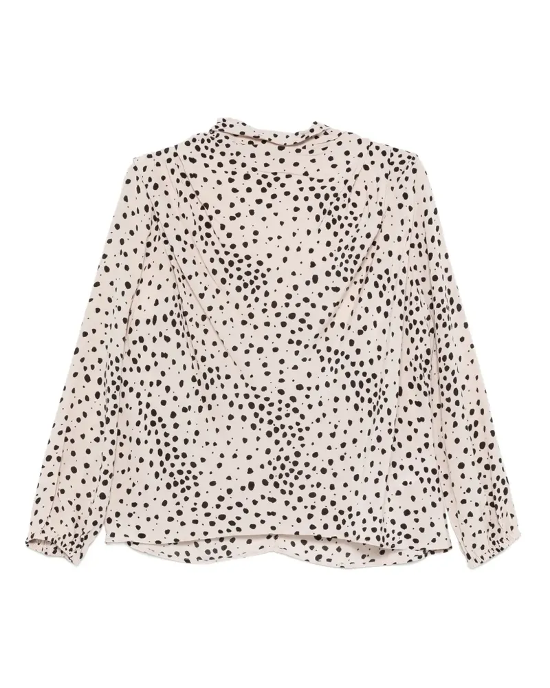 ba&sh Gepunktete Delphine Bluse - Nude Nude
