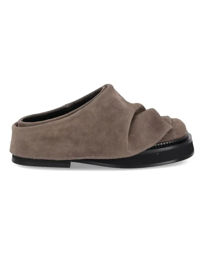 ATTICO Mini Robin Mules - Braun Braun