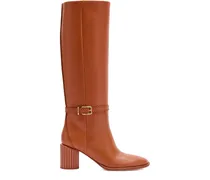 scalloped buckle knee-high boots - Braun