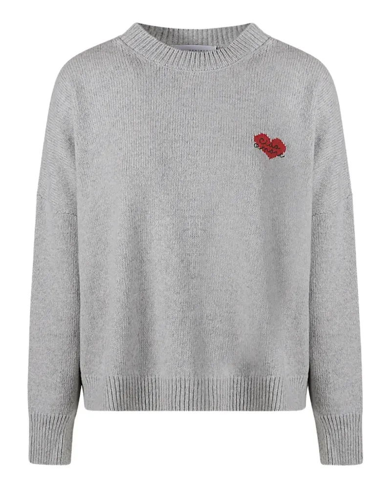 Giada Benincasa Heartbeat Strickpullover - Grau Grau
