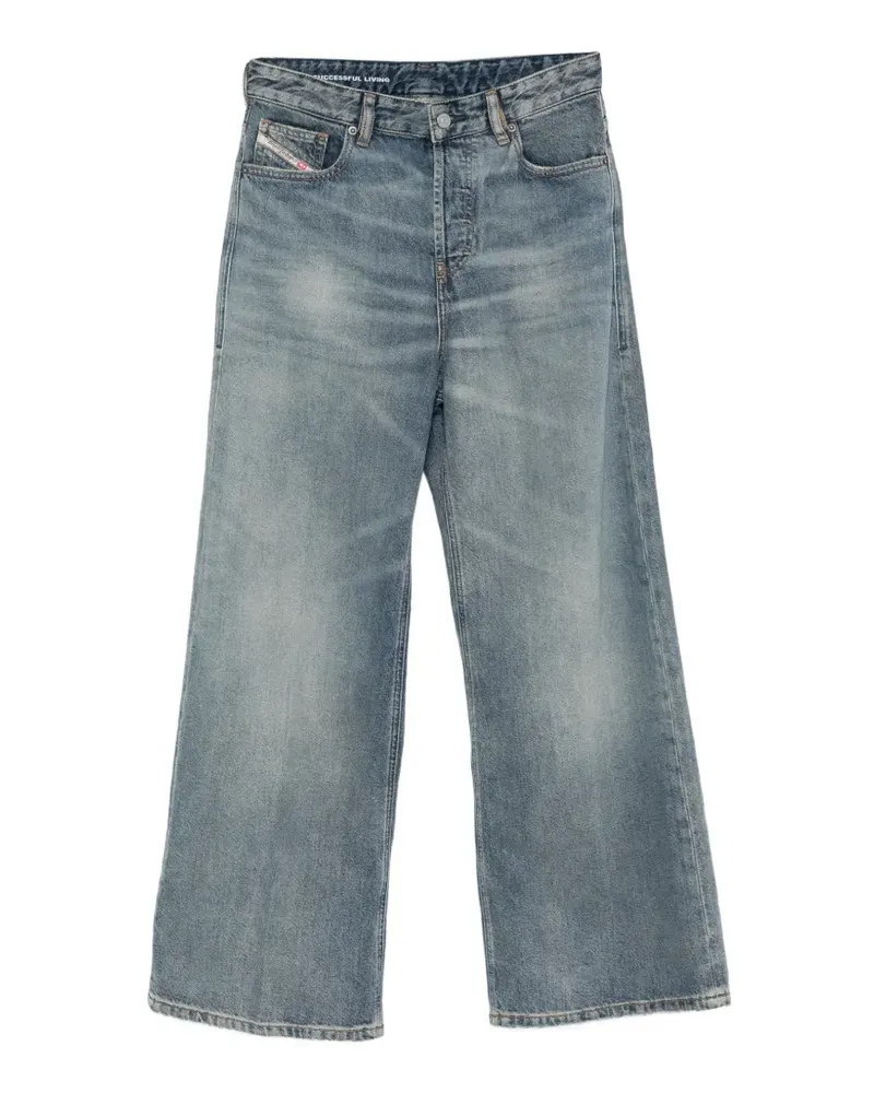 Diesel Ausgeblichene Jeans - Blau Blau