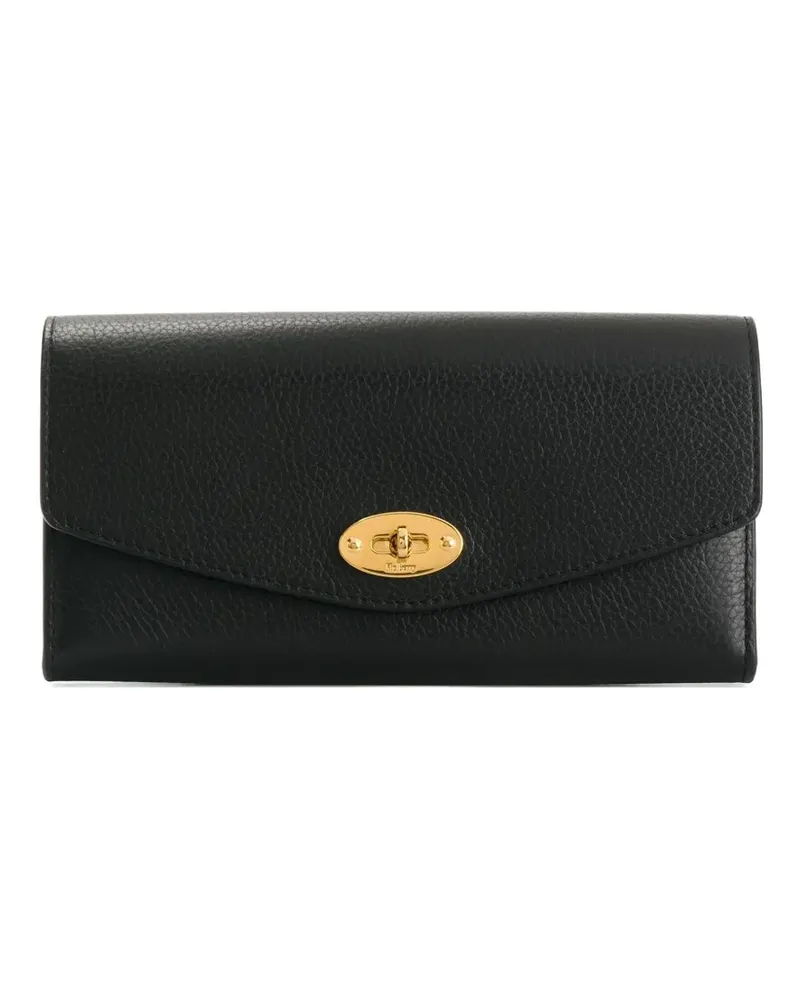 Mulberry Portemonnaie mit Drehverschluss - Schwarz Schwarz
