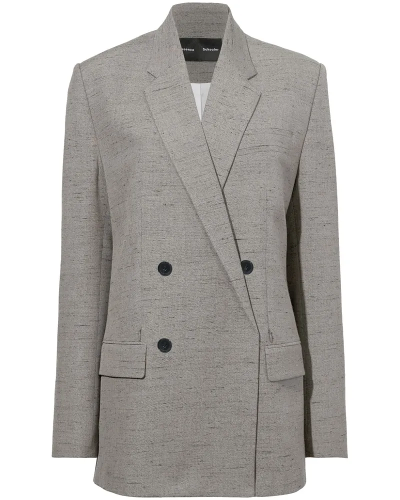 Proenza Schouler Melierter Hadley Blazer - Grau Grau