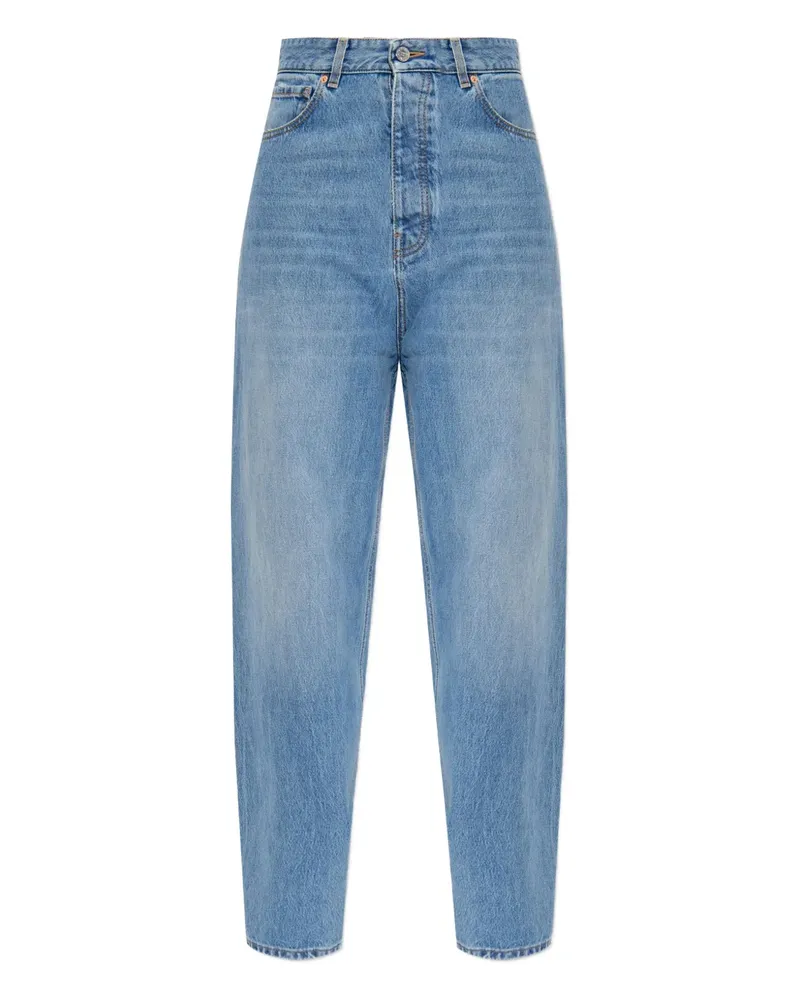 VETEMENTS Jeans im Patchwork-Look - Blau Blau