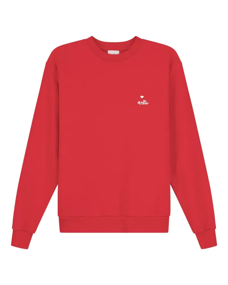 Arte Antwerp Sweatshirt mit Logo-Stickerei - RED Red