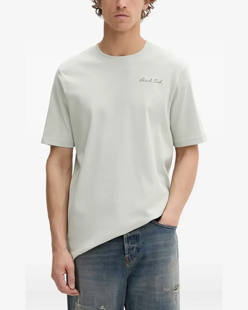 Diesel logo-print short-sleeve T-shirt - Grün Grün