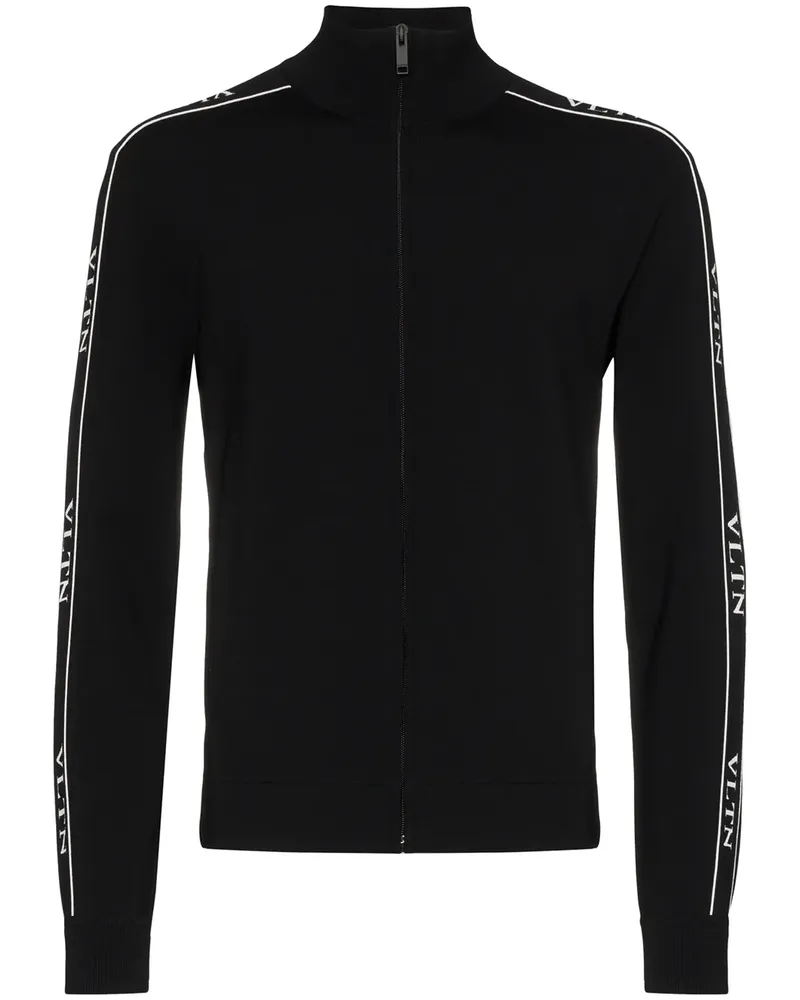 Valentino Garavani Sportjacke mit Logo-Print - Schwarz Schwarz