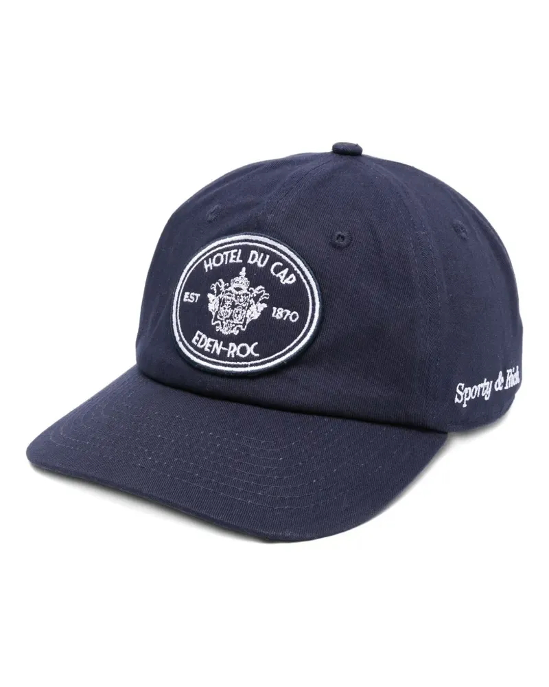 SPORTY & RICH Eden Crest Baseballkappe - Blau Blau