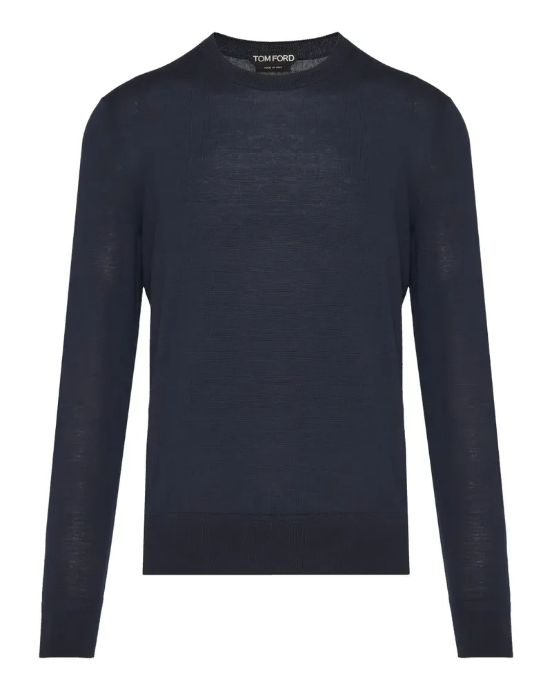 Tom Ford Pullover mit rundem Ausschnitt - Blau Blau
