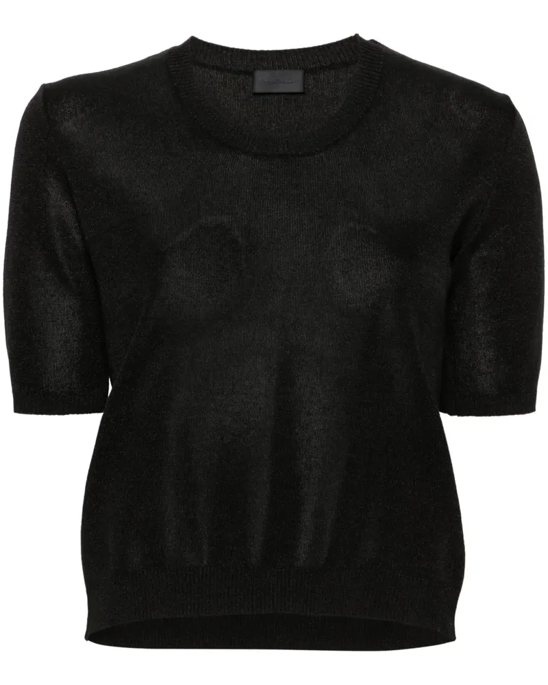 Moncler Pullover mit kurzen Ärmeln - Schwarz Schwarz