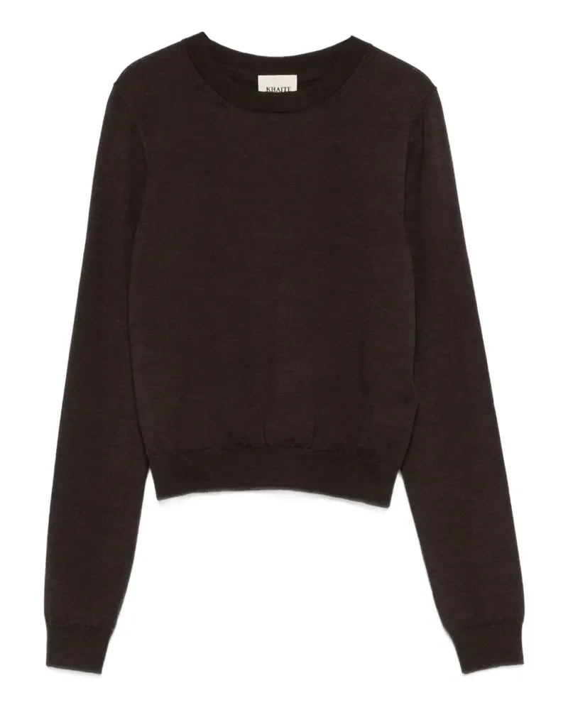 KHAITE Pullover mit Rundhalsausschnitt - Braun Braun