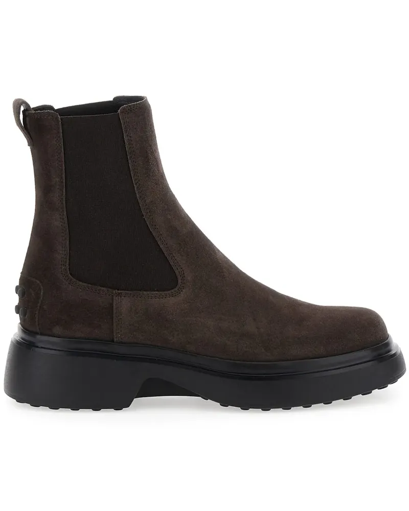 TOD'S Chelsea-Boots mit elastischen Einsätzen - Braun Braun