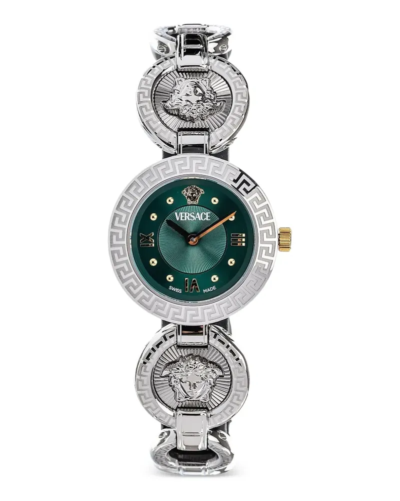 Versace Greca Medusa Armbanduhr 28mm - Silber Silber