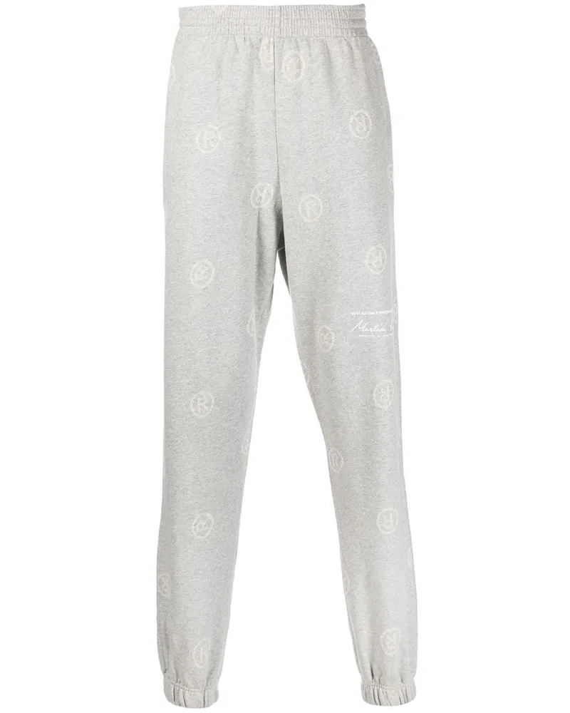 Martine Rose Jogginghose mit Logo-Muster - Grau Grau