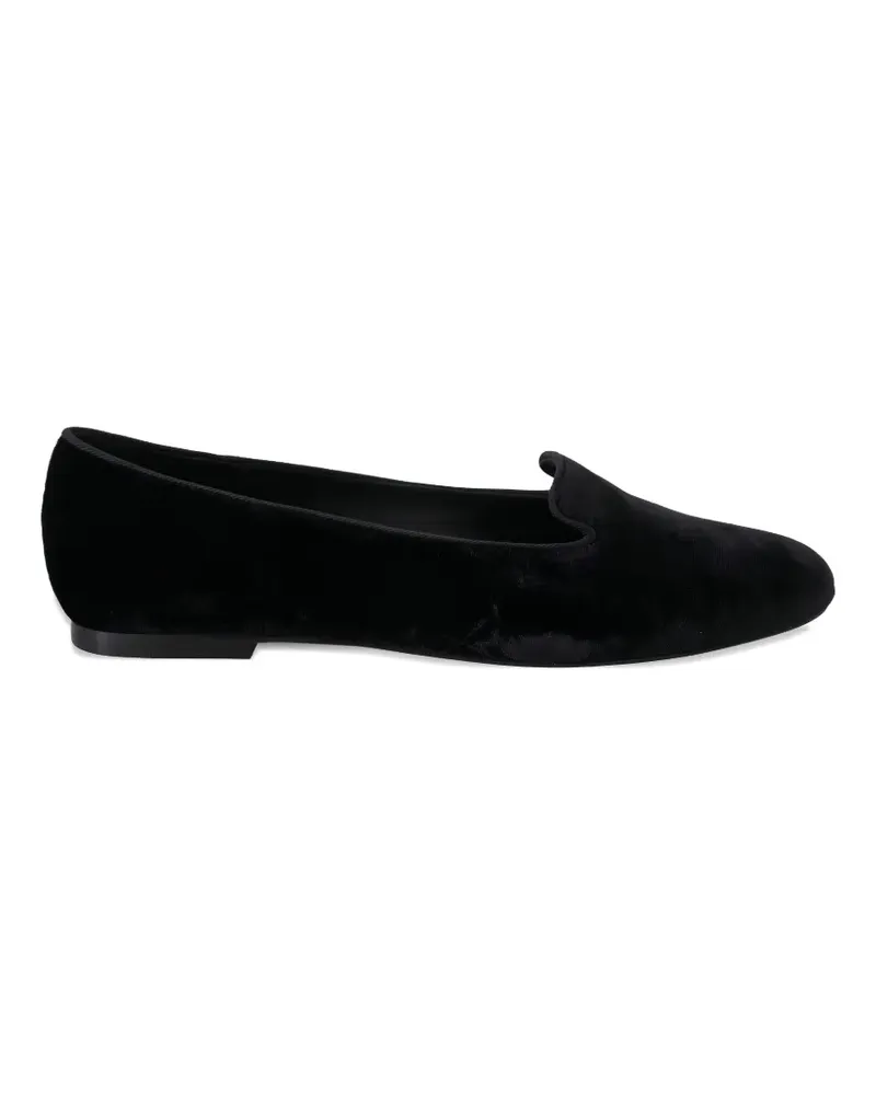 Dolce & Gabbana Loafer aus Samt - Schwarz Schwarz