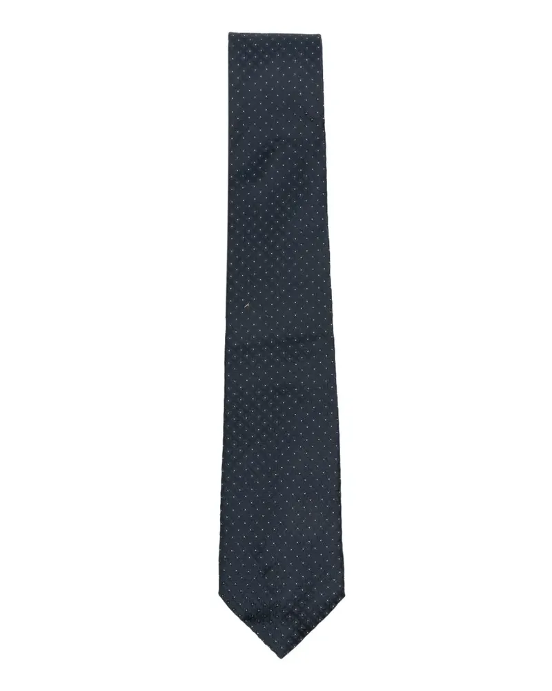 Dell'oglio Martin patterned tie - Blau Blau