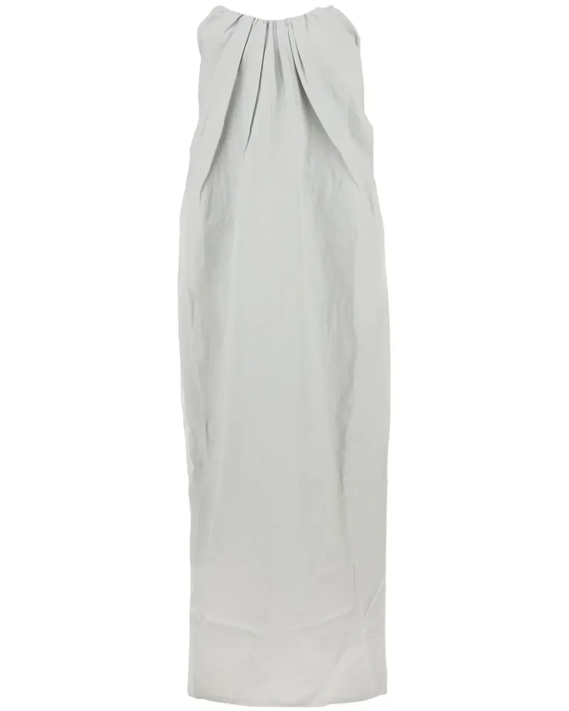 Co Trägerloses Maxikleid mit Faltendetail - Blau Blau