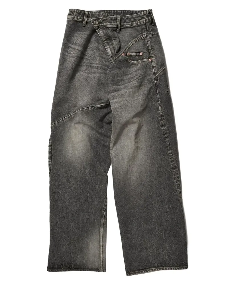 Doublet Jeans mit Kontrasteinsätzen - Schwarz Schwarz