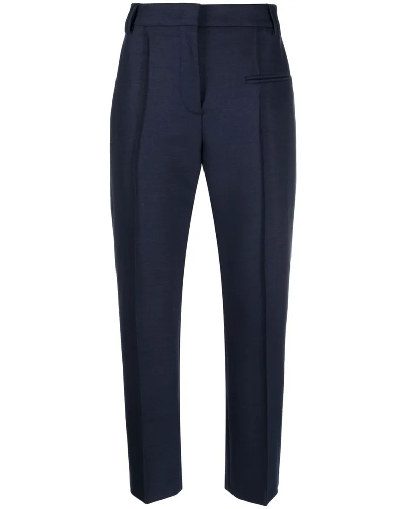 Fabiana Filippi Cropped-Hose mit hohem Bund - Blau Blau