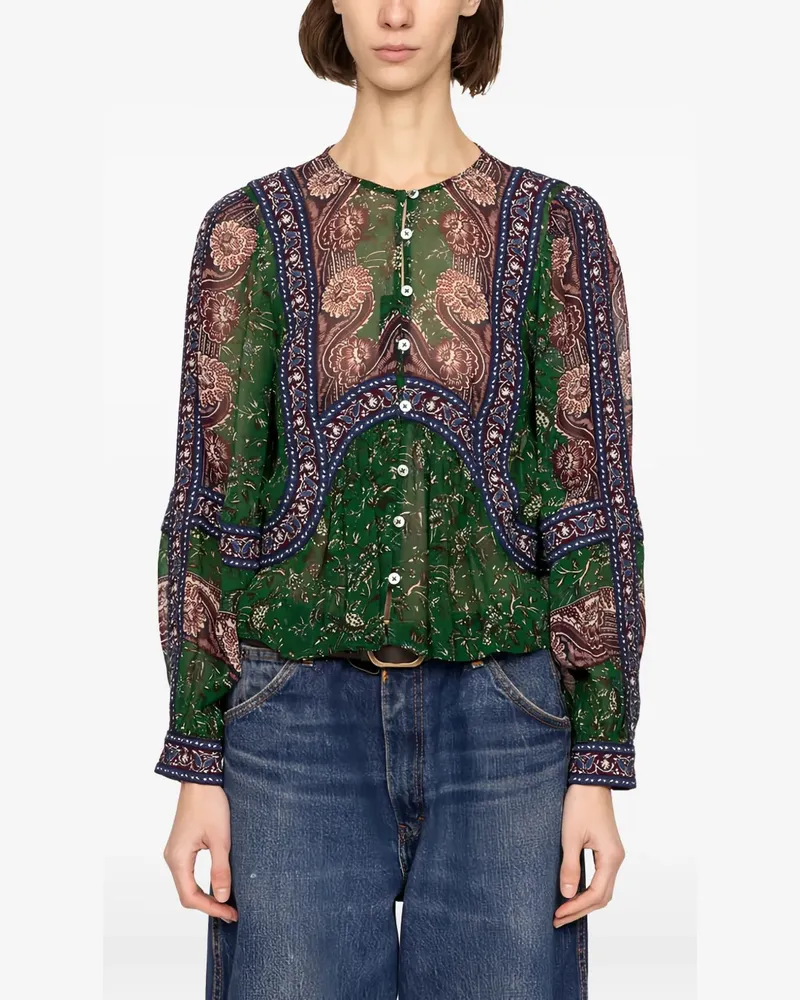 Sea Melba long-sleeve blouse - Grün Grün