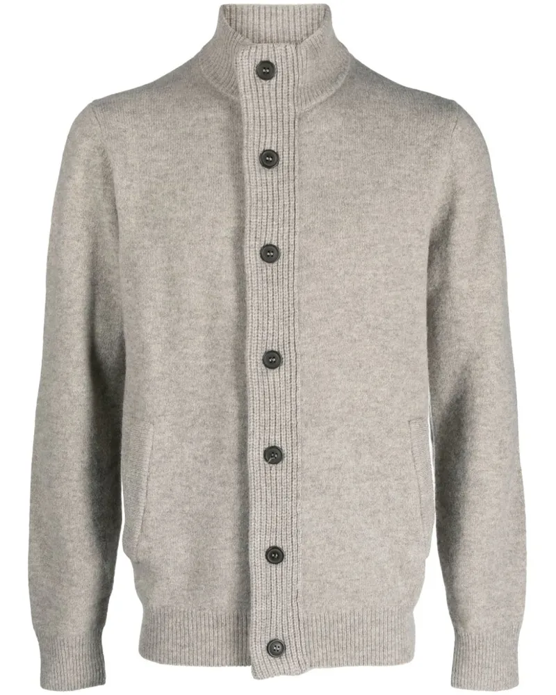 Barbour Cardigan mit Stehkragen - Nude Nude