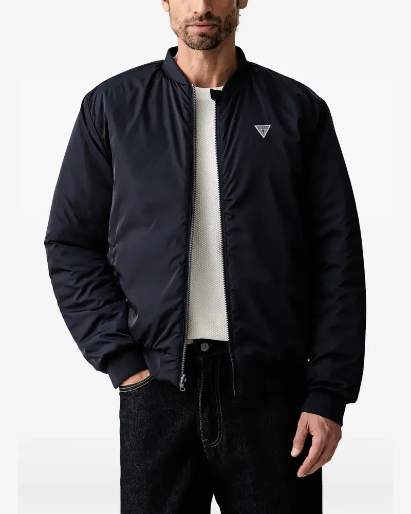 Guess Wendbare Bomberjacke mit Steppung - Blau Blau