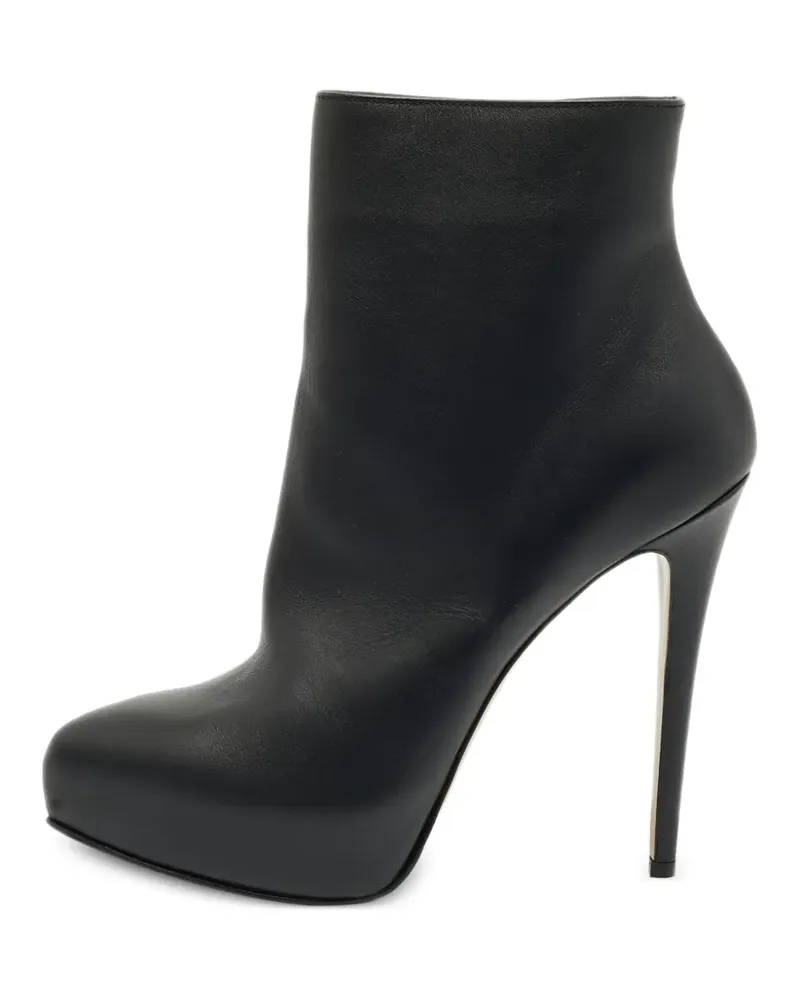 Le Silla Plateau-Stiefeletten mit spitzer Kappe - Schwarz Schwarz