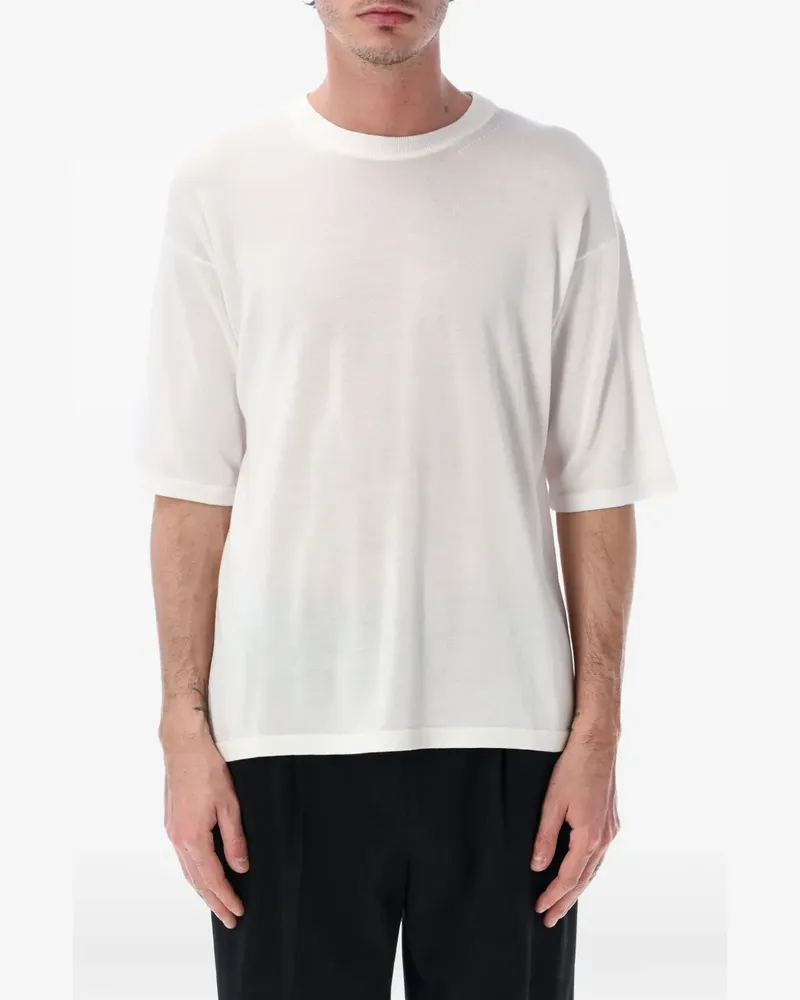 Roberto Collina fine-knit T-shirt - Weiß Weiß