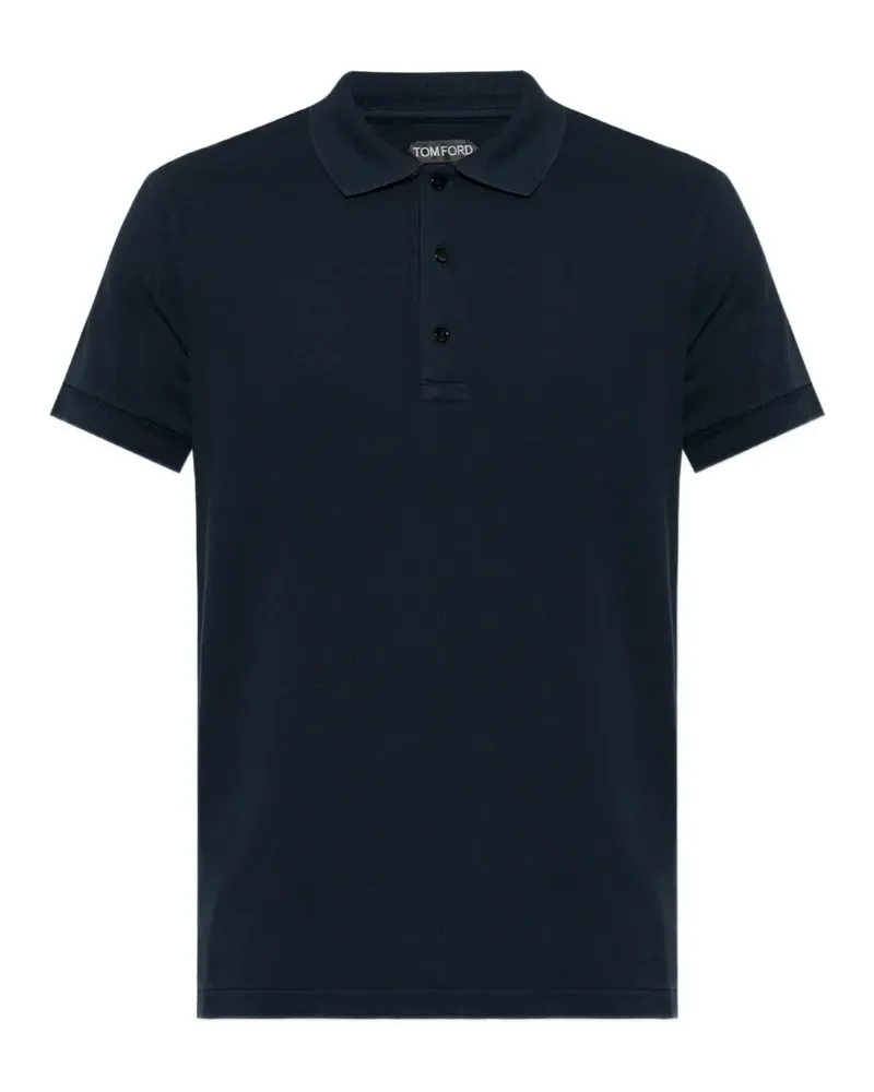 Tom Ford short-sleeve polo shirt - Blau Blau