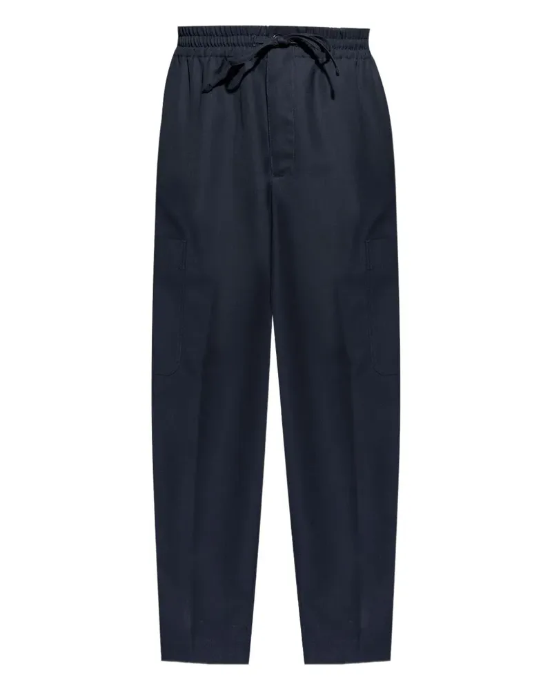 Kenzo drawstring tapered trousers - Blau Blau