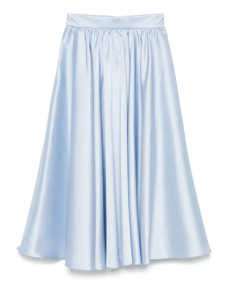 Blanca Rock aus Satin - Blau Blau