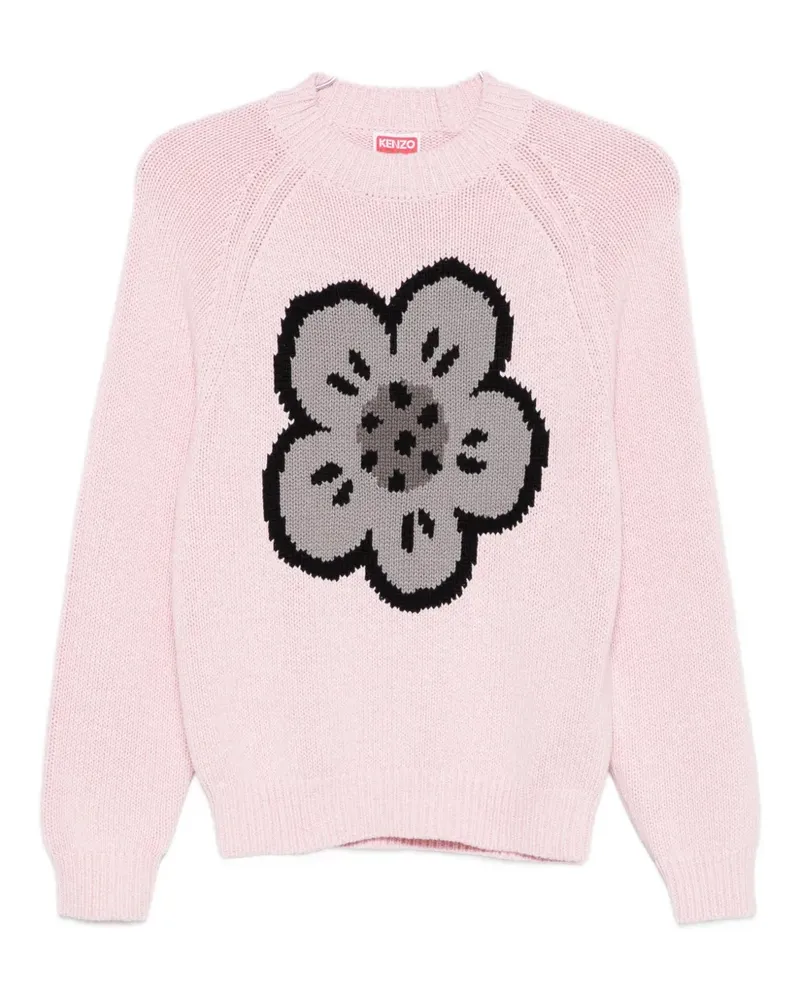 Kenzo Pullover mit Blumenmotiv - Rosa Rosa