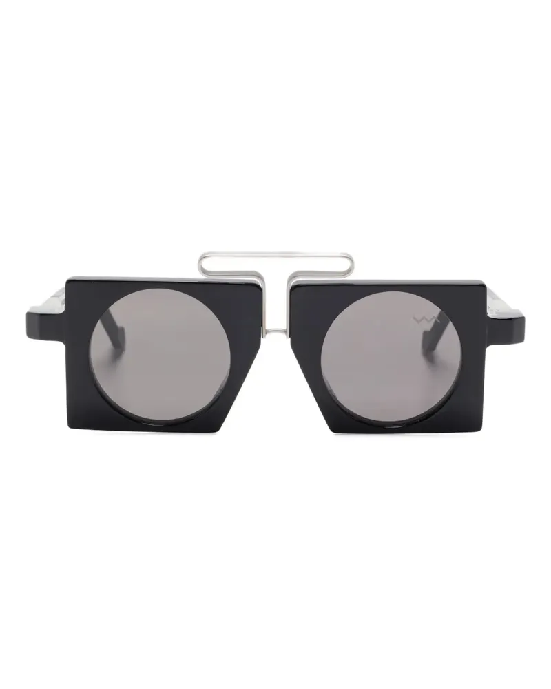 VAVA EYEWEAR Sonnenbrille mit geometrischem Gestell - Schwarz Schwarz