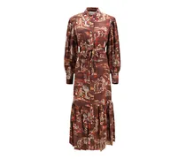 Ezra Maxi-Hemdkleid aus Seide - Braun