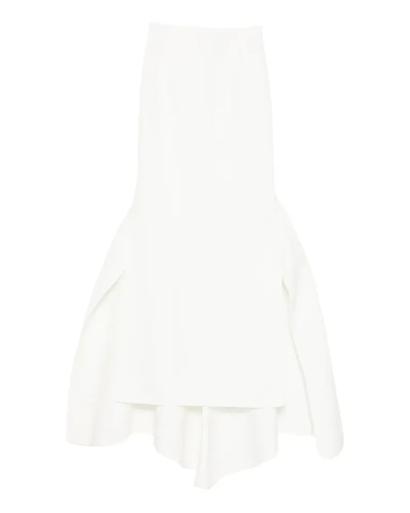 Maticevski Snaking Maxirock - Weiß Weiß