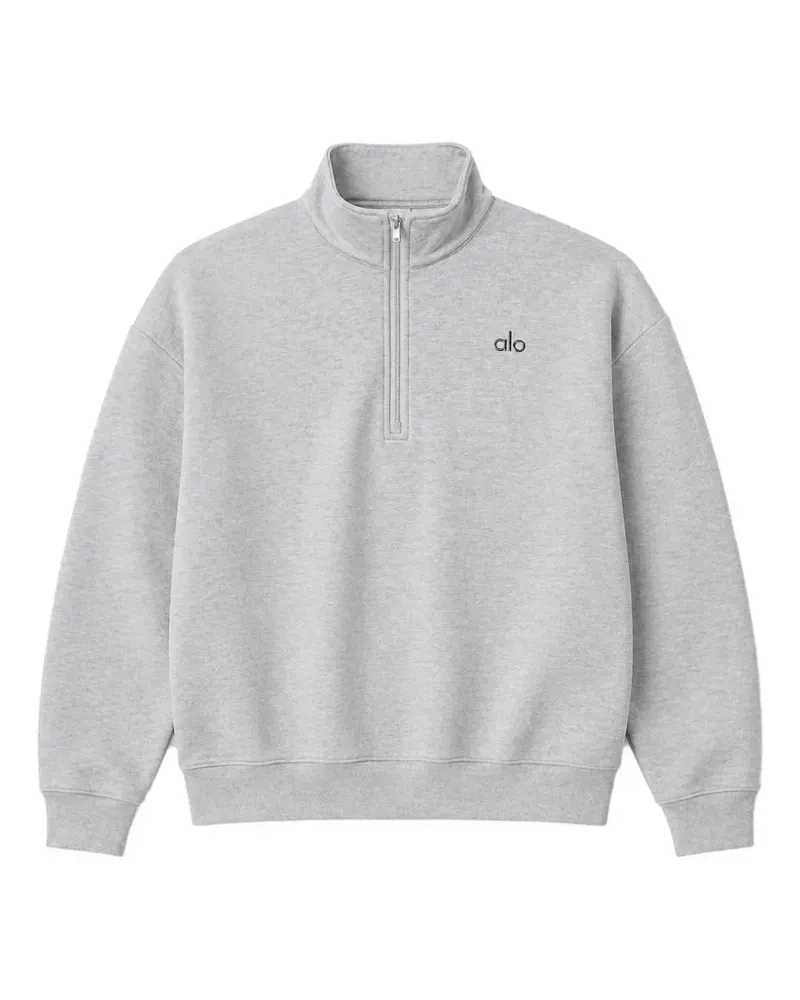 alo Accolade quarter-zip sweater - Grau Grau