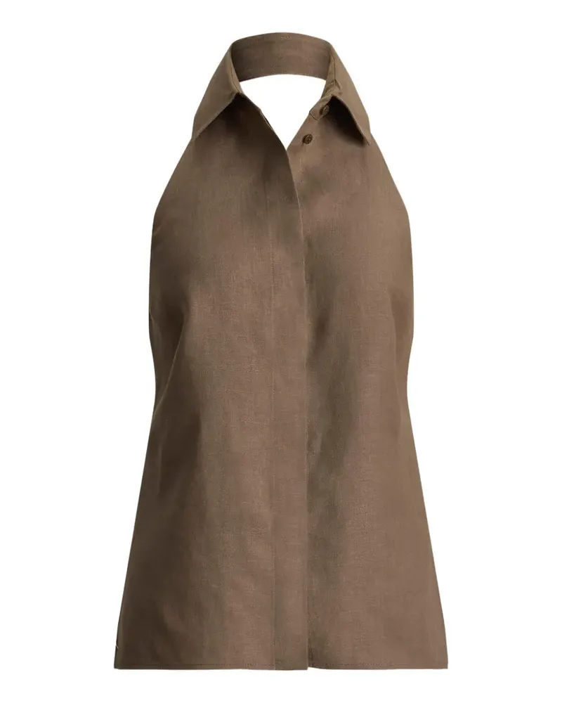 Ralph Lauren Eldred Neckholder-Top - Braun Braun